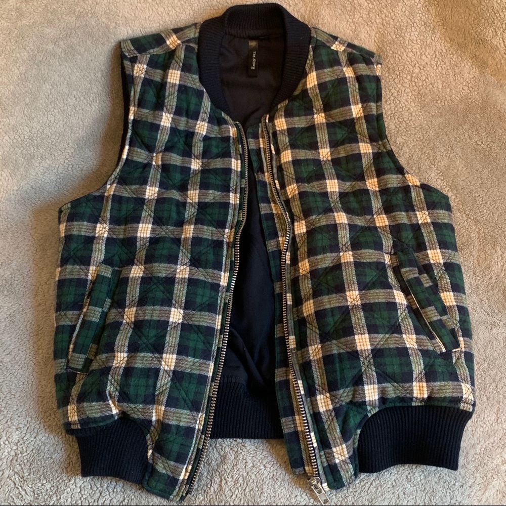 The Story Plaid Vest